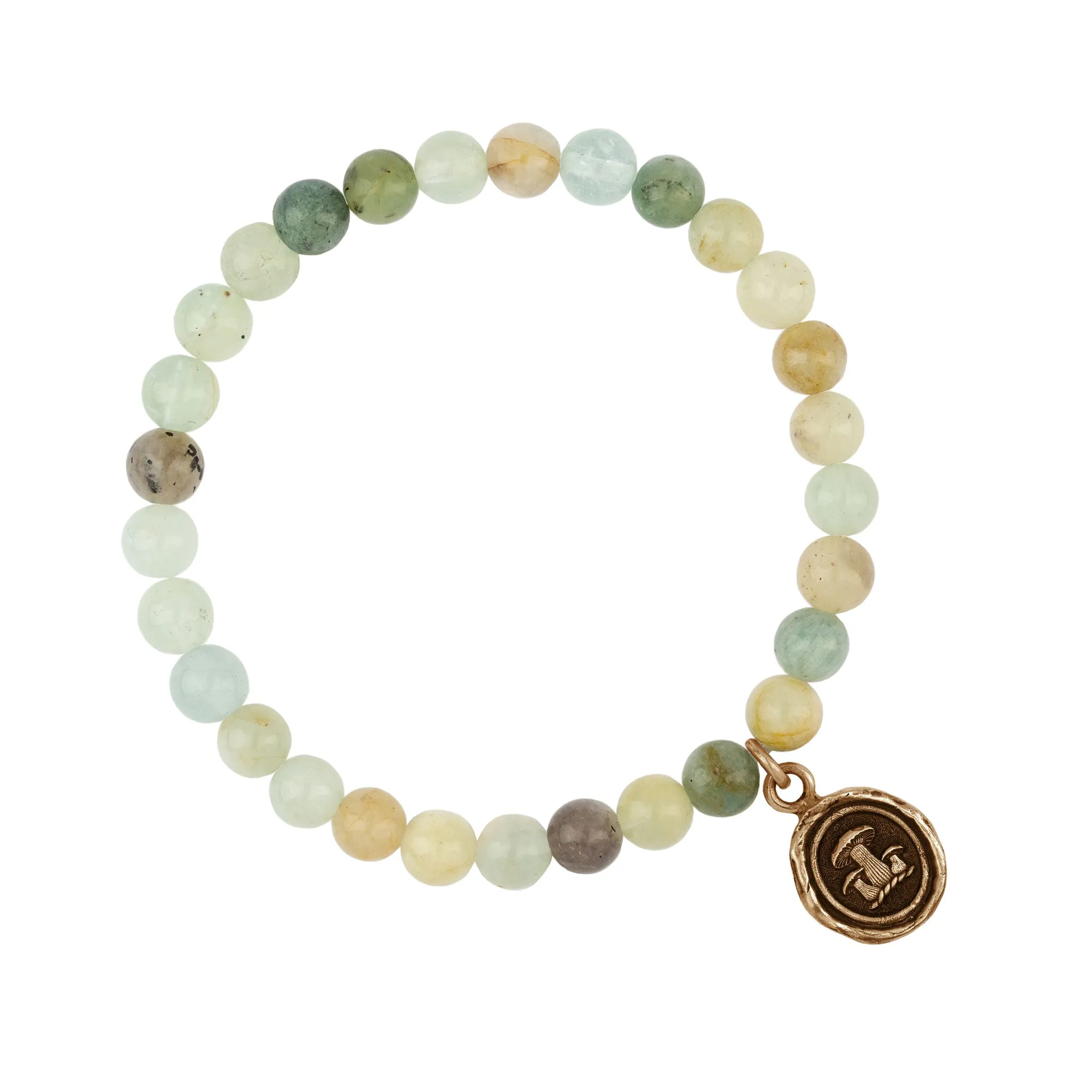 Earthy Appreciation Talisman Stretch Stone Bracelet