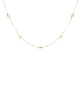 enewton Classic Simplicity Chain Gold Bead Choker: 4mm