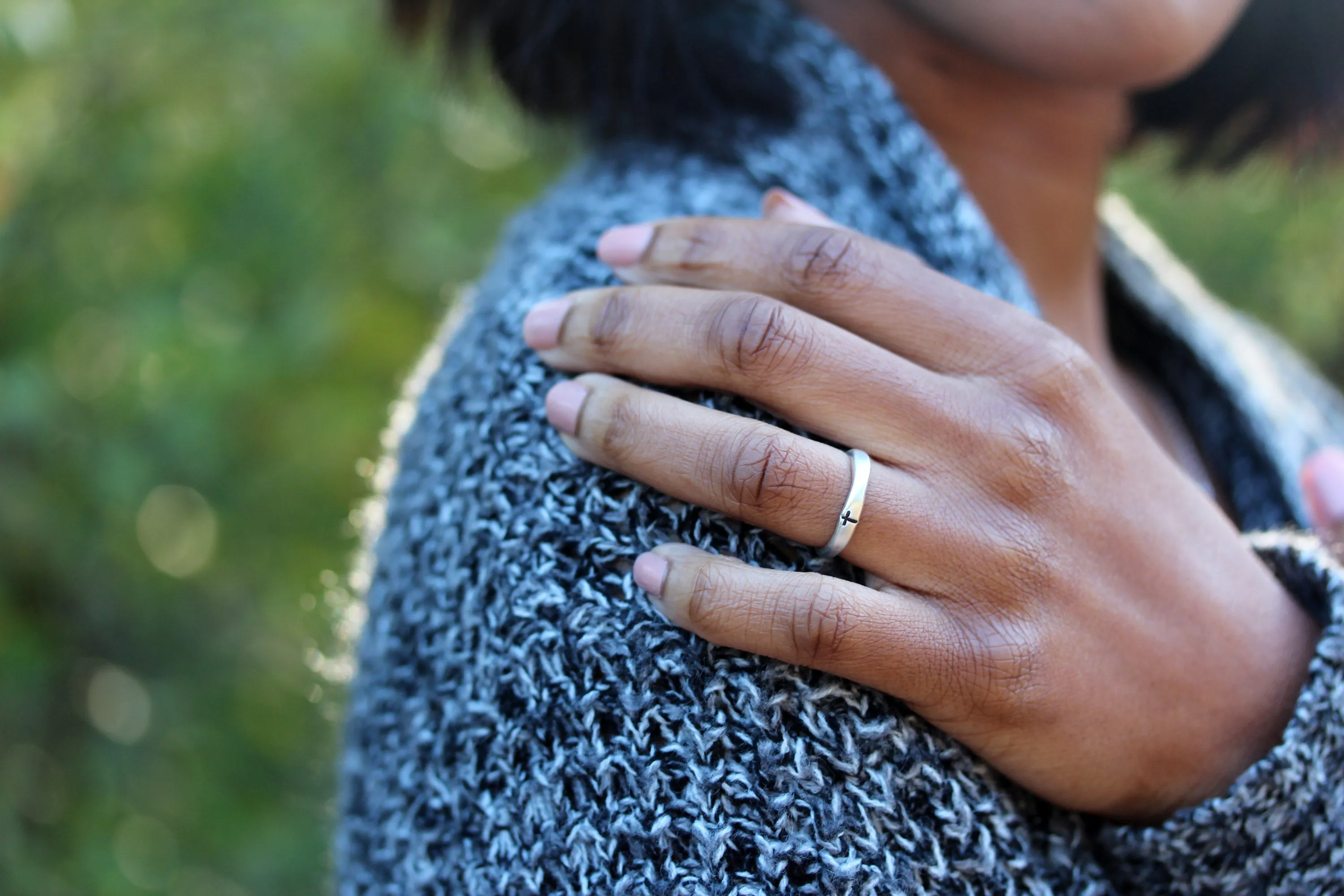 faith ring {sterling silver}