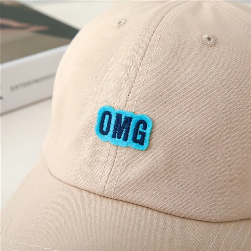 Fashion Women Cap Style Candy Colors Labeling Baseball Cap For Women High Quality Female Streetwear Hat