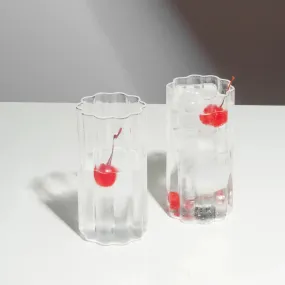 Fazeek Wave Highball Set in Clear