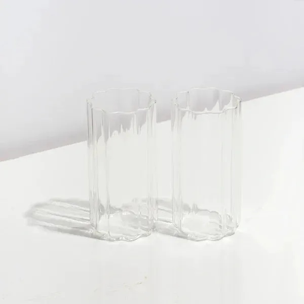 Fazeek Wave Highball Set in Clear