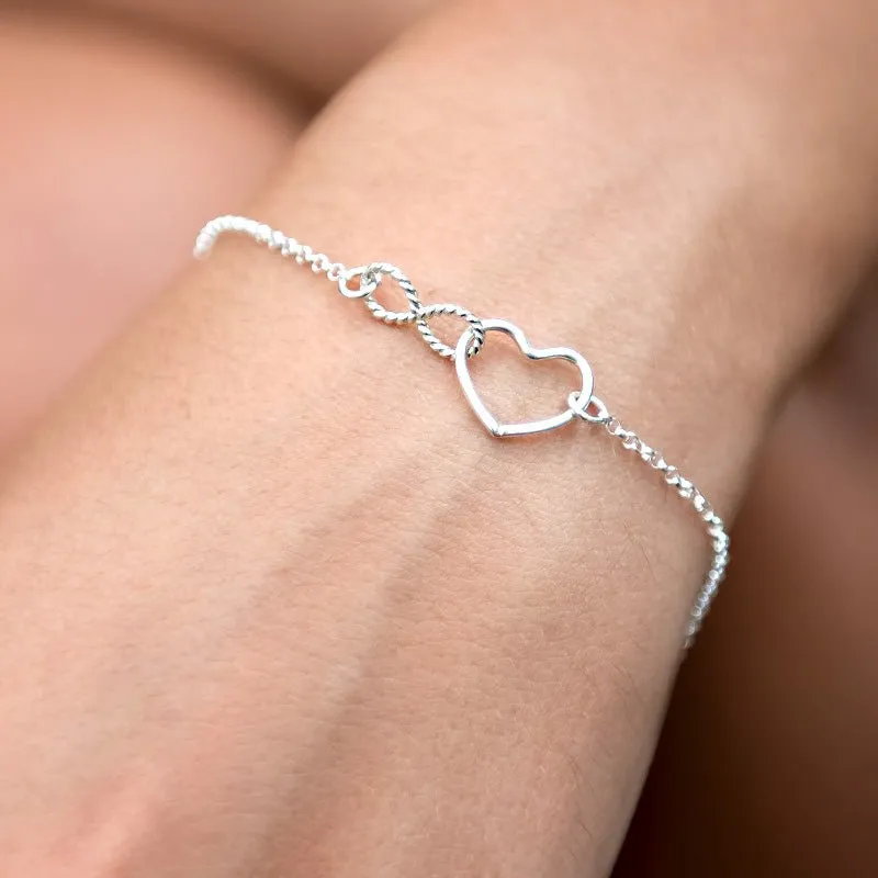 FOREVER LOVE BRACELET - STERLING SILVER