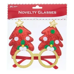 Funny Christmas Tree Glasses for Parties SET of 2