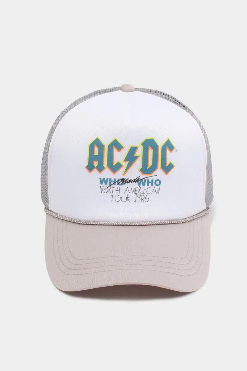 FWCAPM503AC - North America Tour 1986 AC/DC Trucker Cap