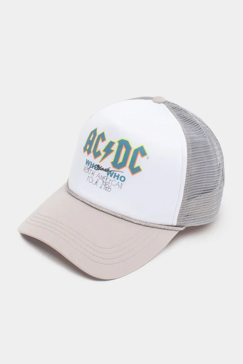 FWCAPM503AC - North America Tour 1986 AC/DC Trucker Cap