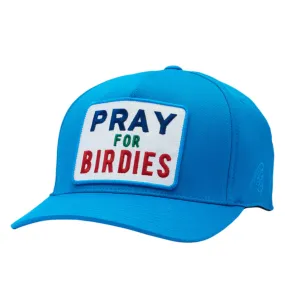 G/FORE Blue PRAY FOR BIRDIES SNAP Embroidered Baseball Cap