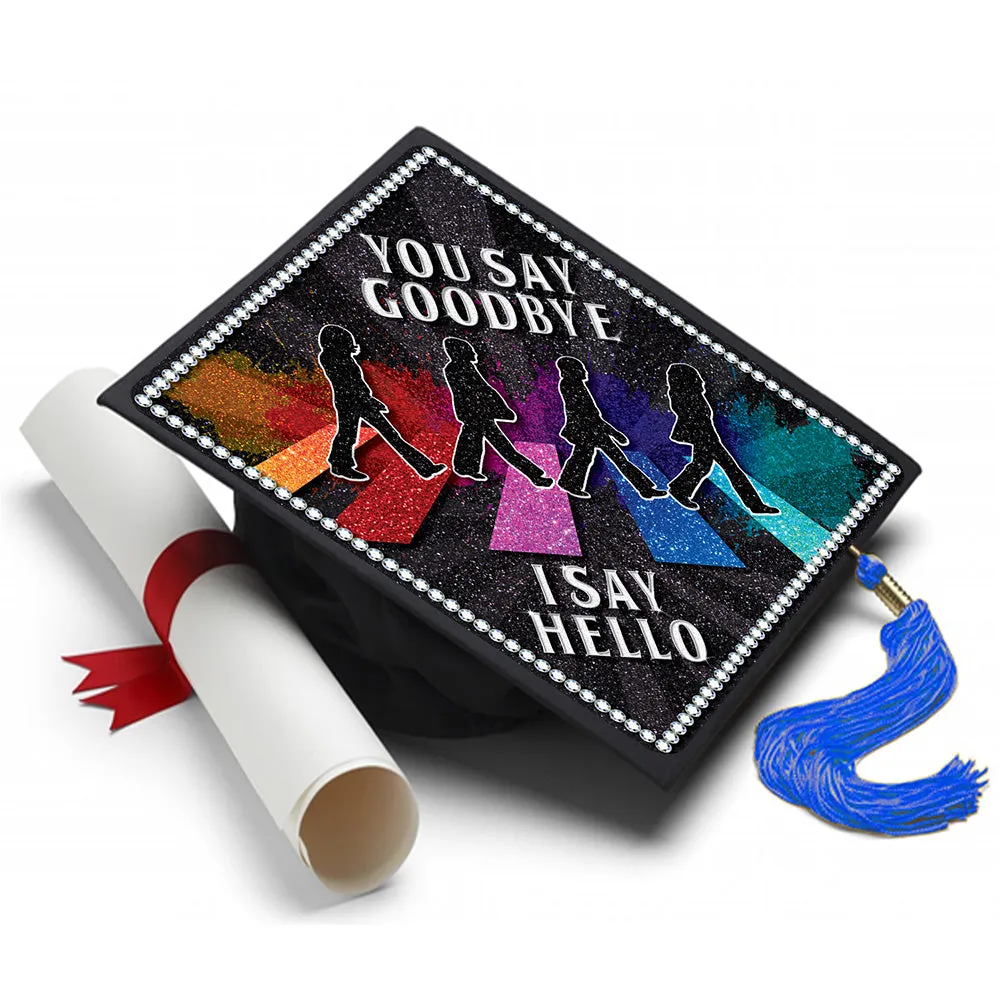 Graduation Cap Topper ™  - Beatles Say Goodbye - Tassel Topper