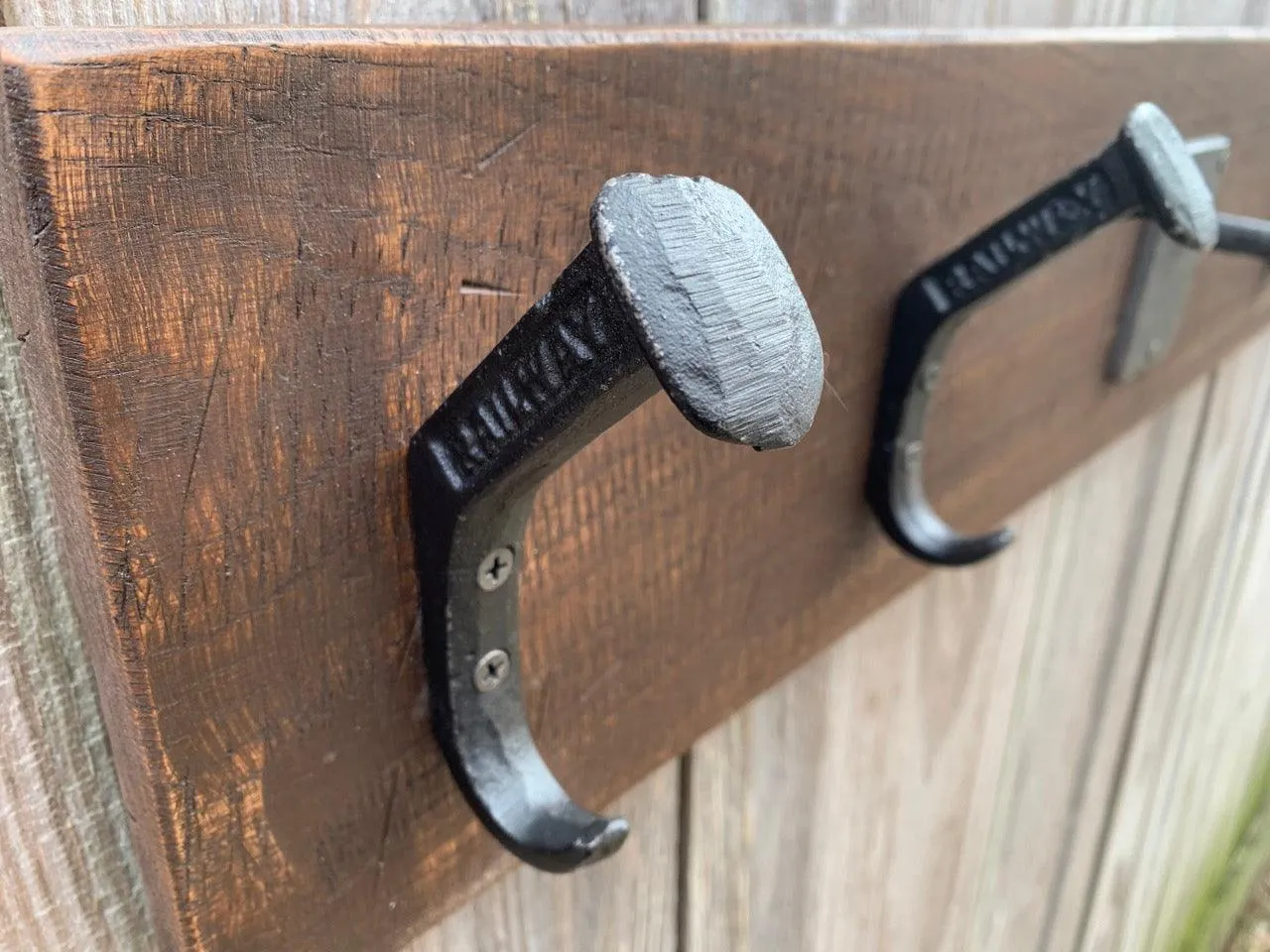 Handcrafted Rustic Farmhouse Wooden Cap & Cowboy Hat Rack