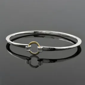 Handmade Silver and Gold "Ring" Bracelet