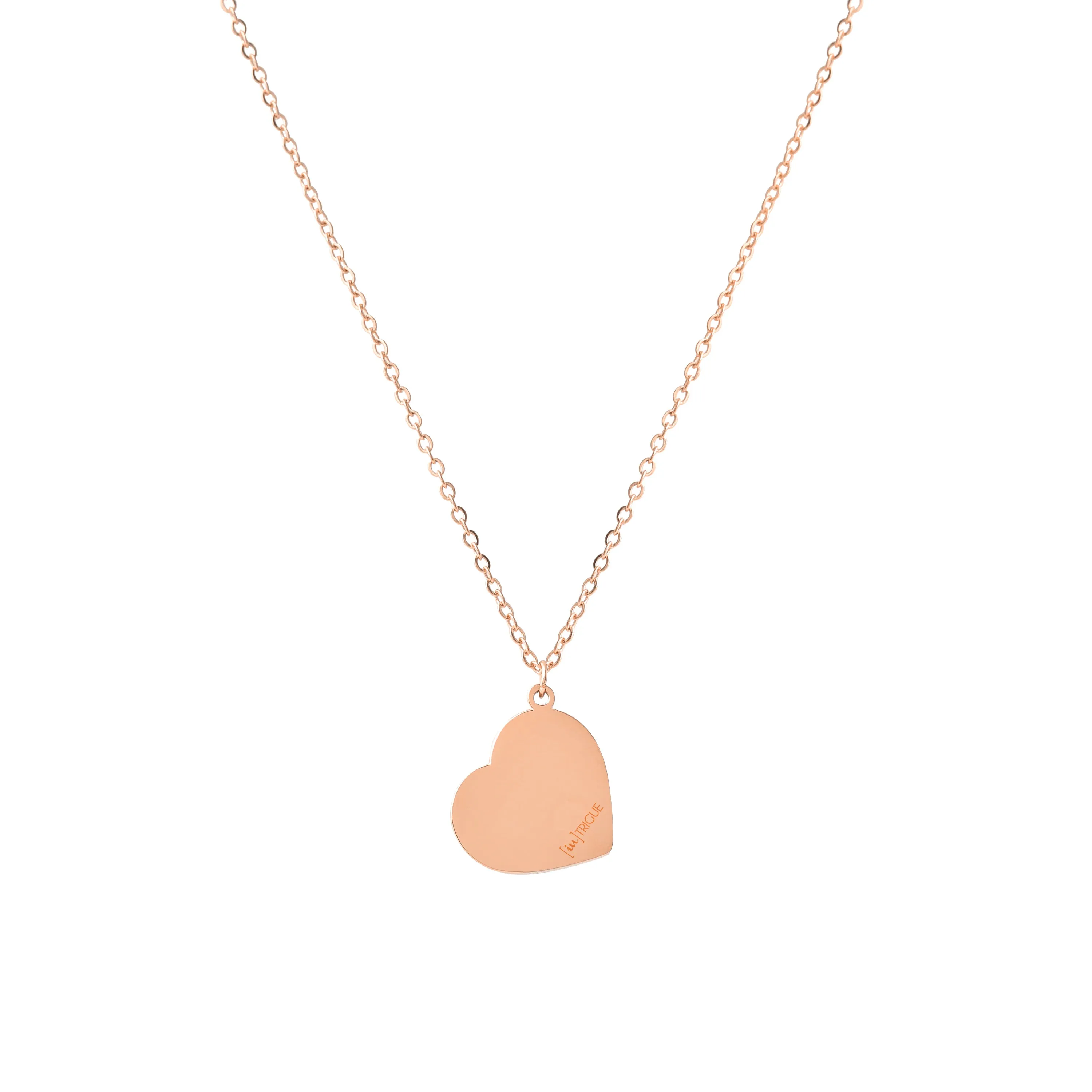 Heart Necklace - Rose Gold