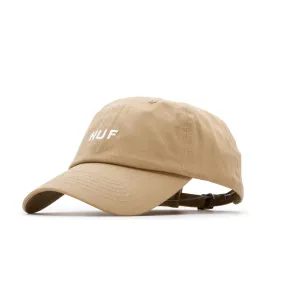 Huf OG Logo 6 Panel Cap - Biscuit