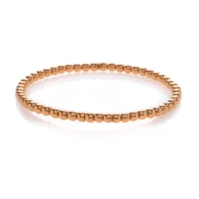 Hulchi Belluni 18K Rose Gold Tresore Stretch Bracelet