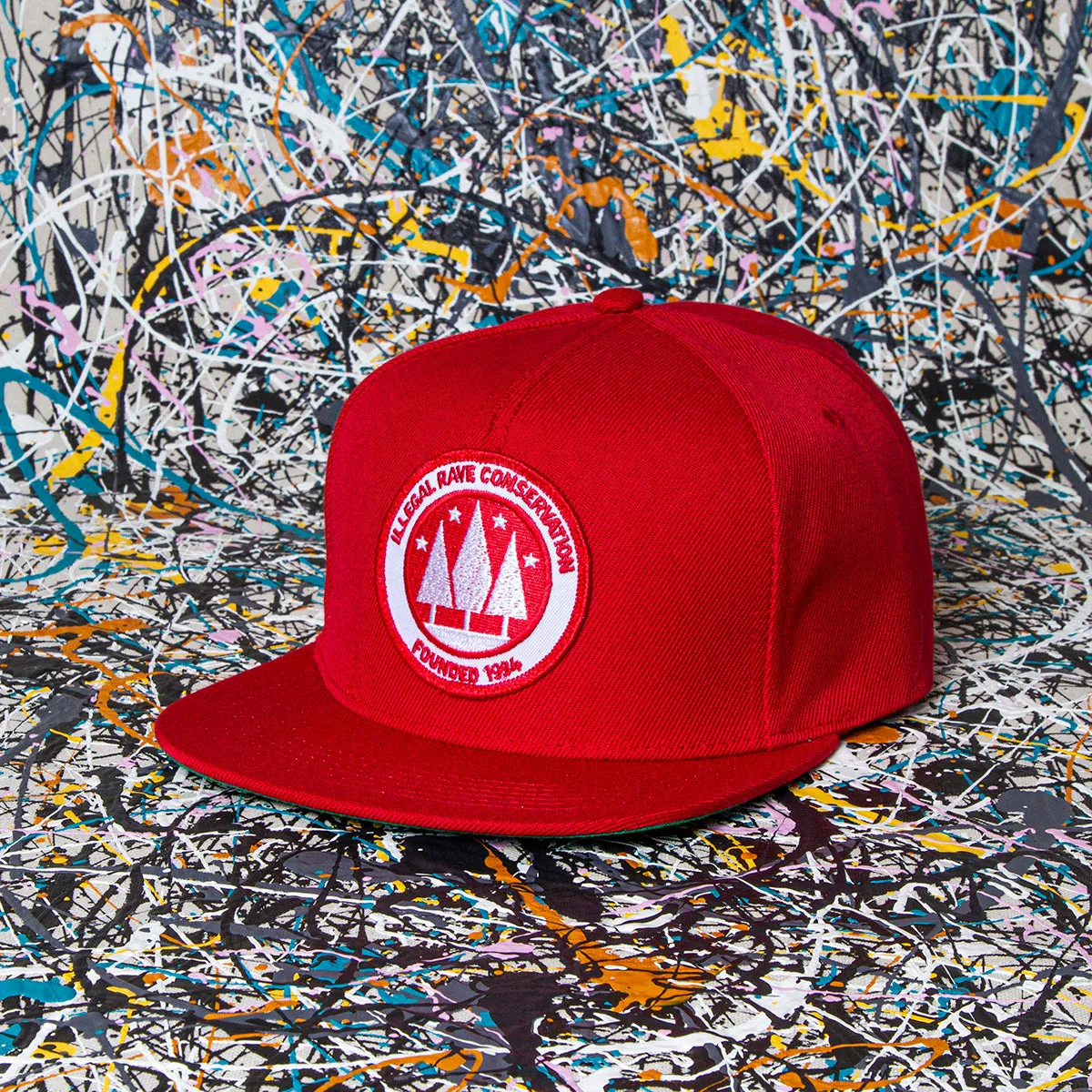 IIlegal Rave - Snapback - Full Red