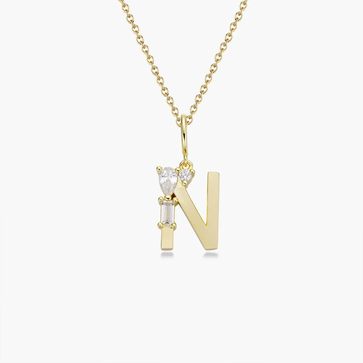 Initial Necklace | Gold