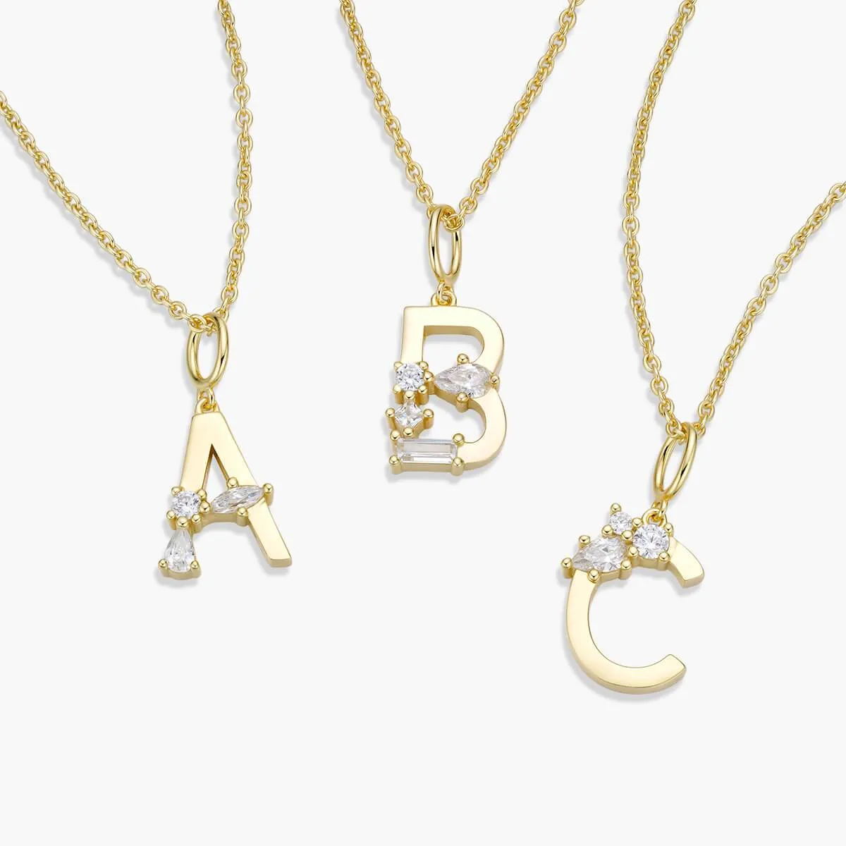 Initial Necklace | Gold