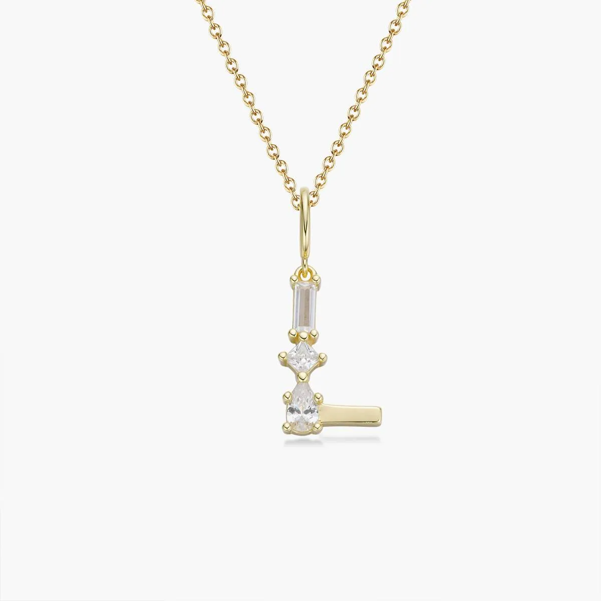 Initial Necklace | Gold