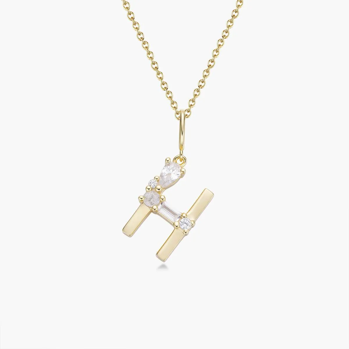 Initial Necklace | Gold