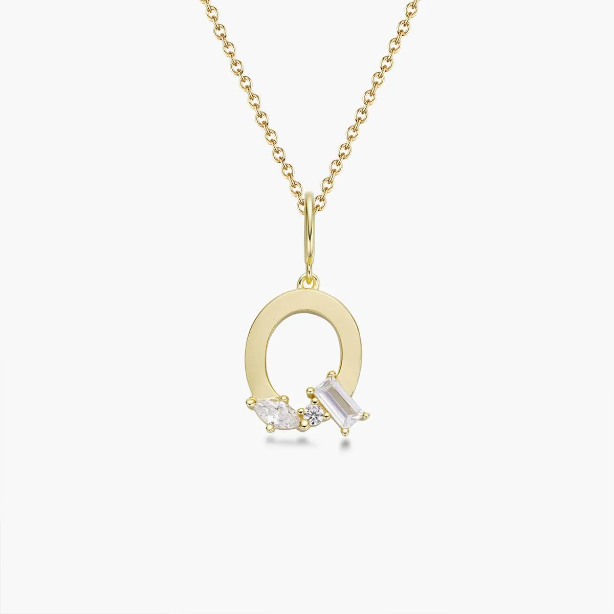 Initial Necklace | Gold