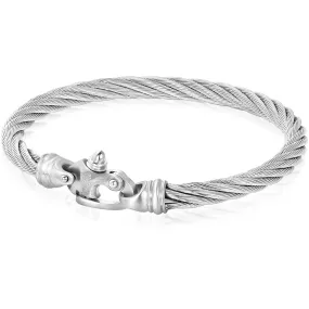 Invicta Men's Bracelet - Fancy Clasp Silver Stainless Steel, Extra Large | B8571-XL