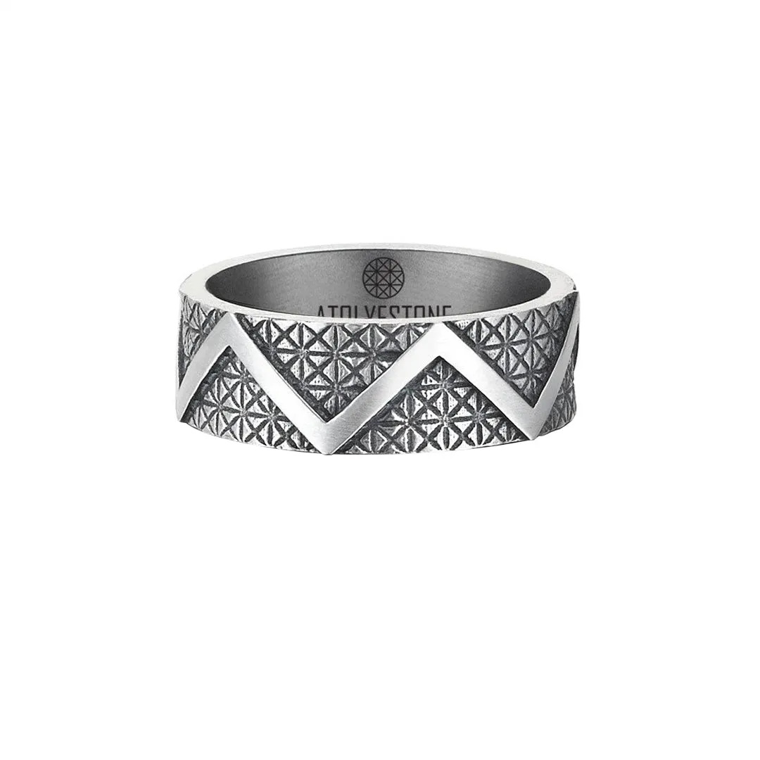 Jagged Ring - Solid Silver