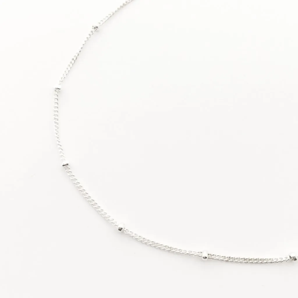 Jenna Satellite Chain Jewelry Set | Silver