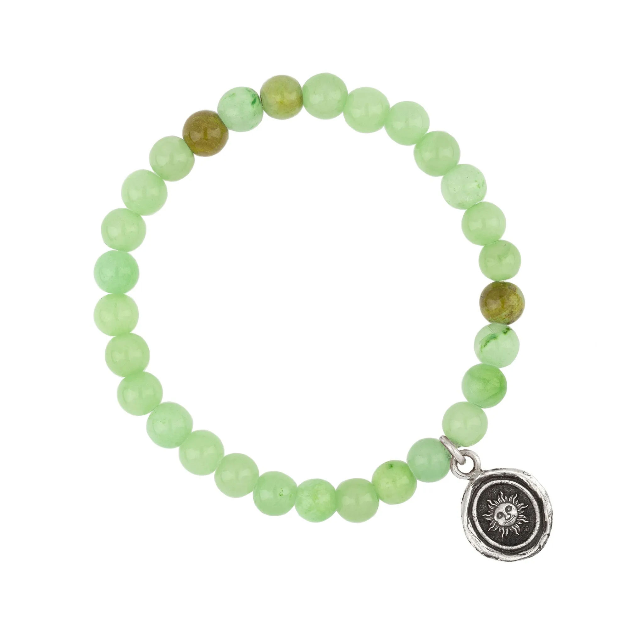 Joyful Appreciation Talisman Stretch Stone Bracelet