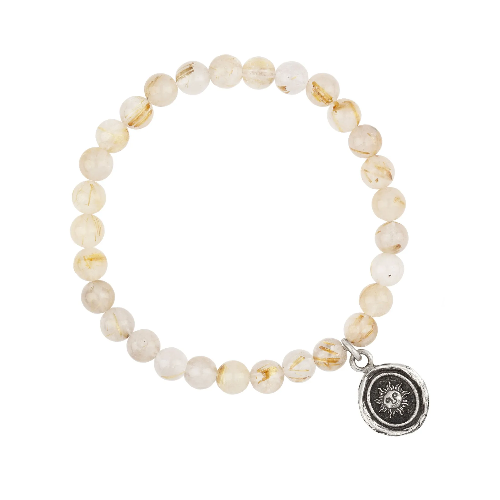 Joyful Appreciation Talisman Stretch Stone Bracelet