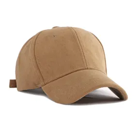 Khaki Classic Suede Baseball Cap 卡其色經典麂皮絨棒球帽 KCHT2324