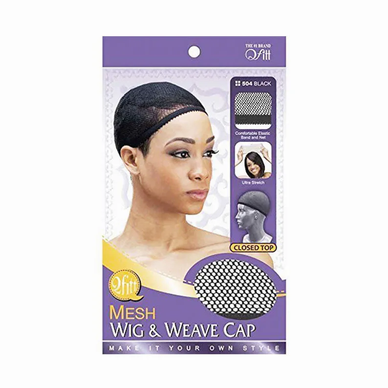 M&M QFITT Mesh Wig & Weave Cap [BLACK] #504