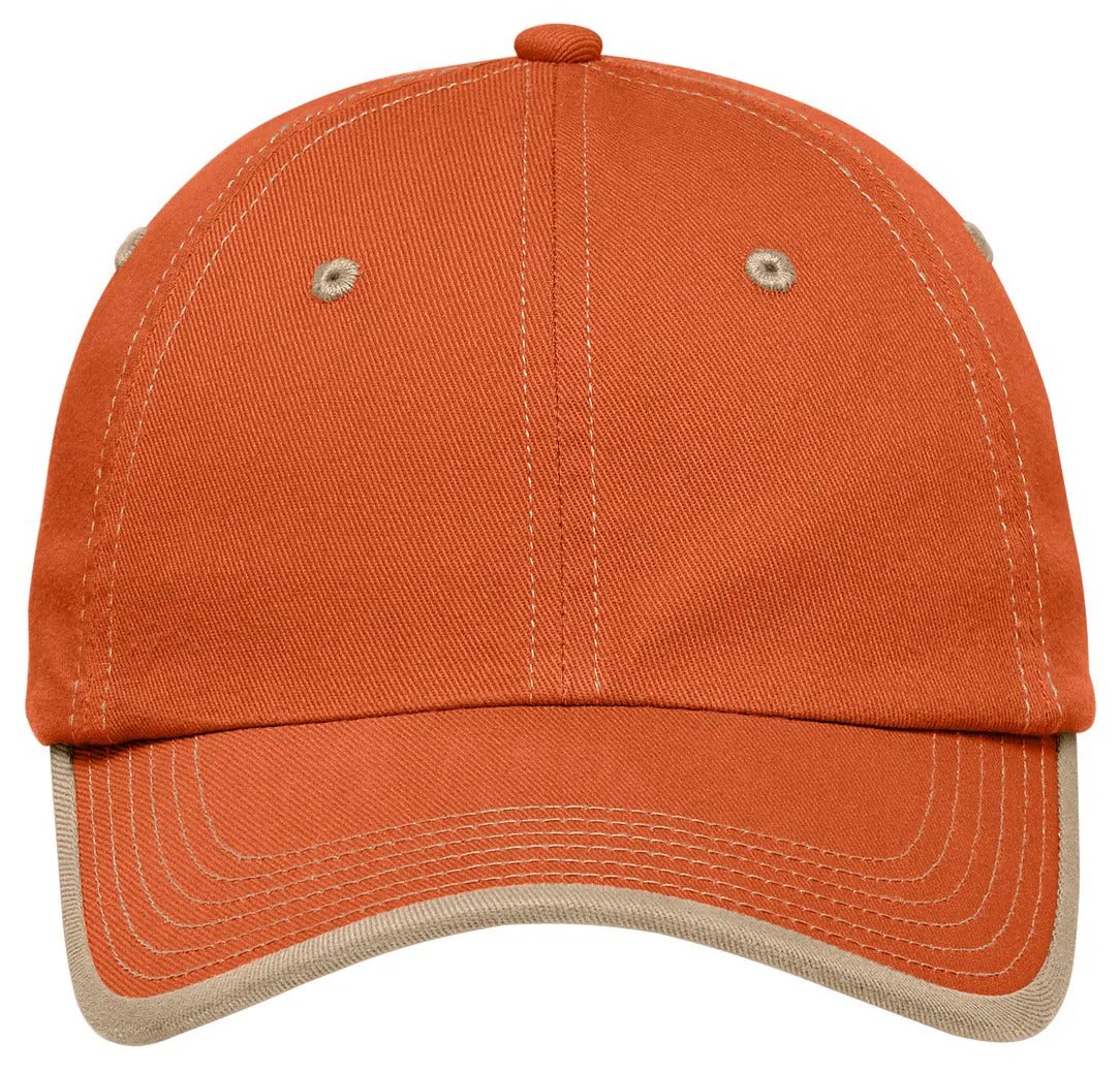 Men's Vintage Washed Contrast Stitch Cap