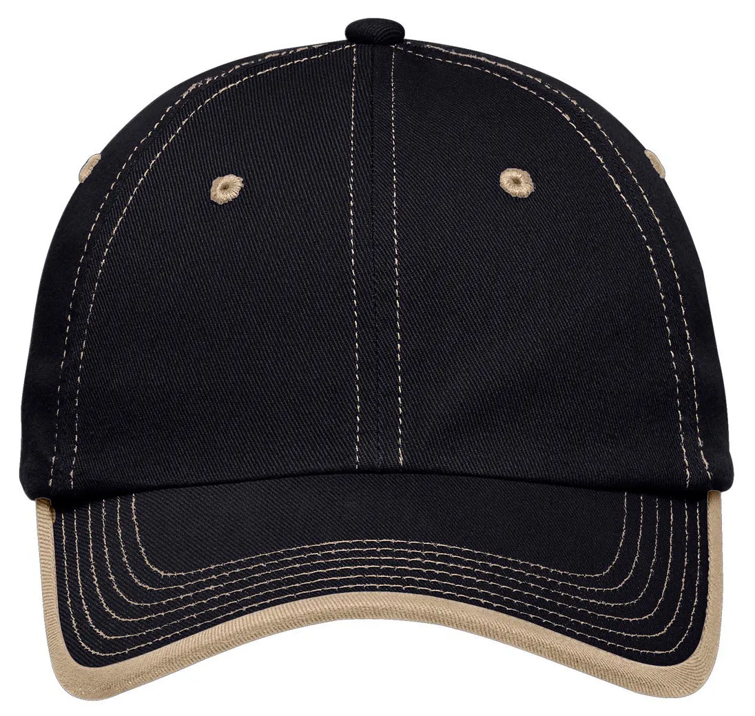 Men's Vintage Washed Contrast Stitch Cap