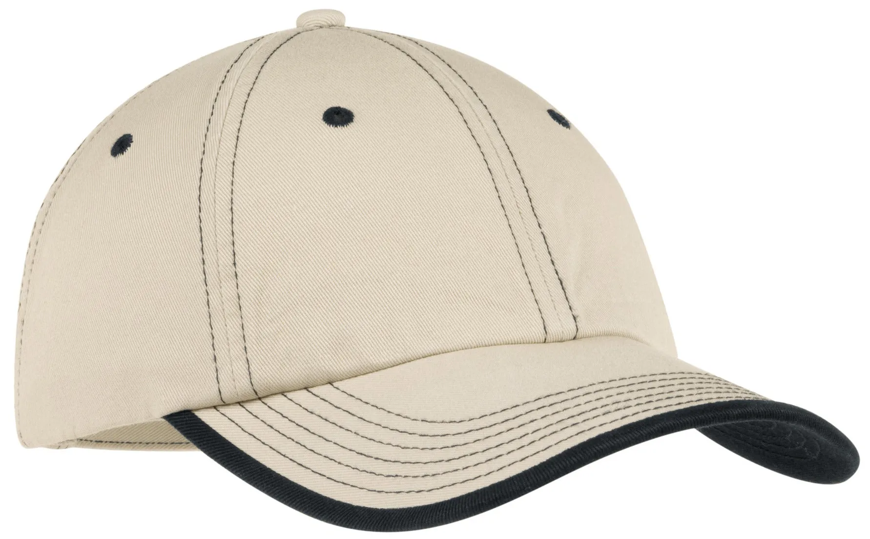 Men's Vintage Washed Contrast Stitch Cap