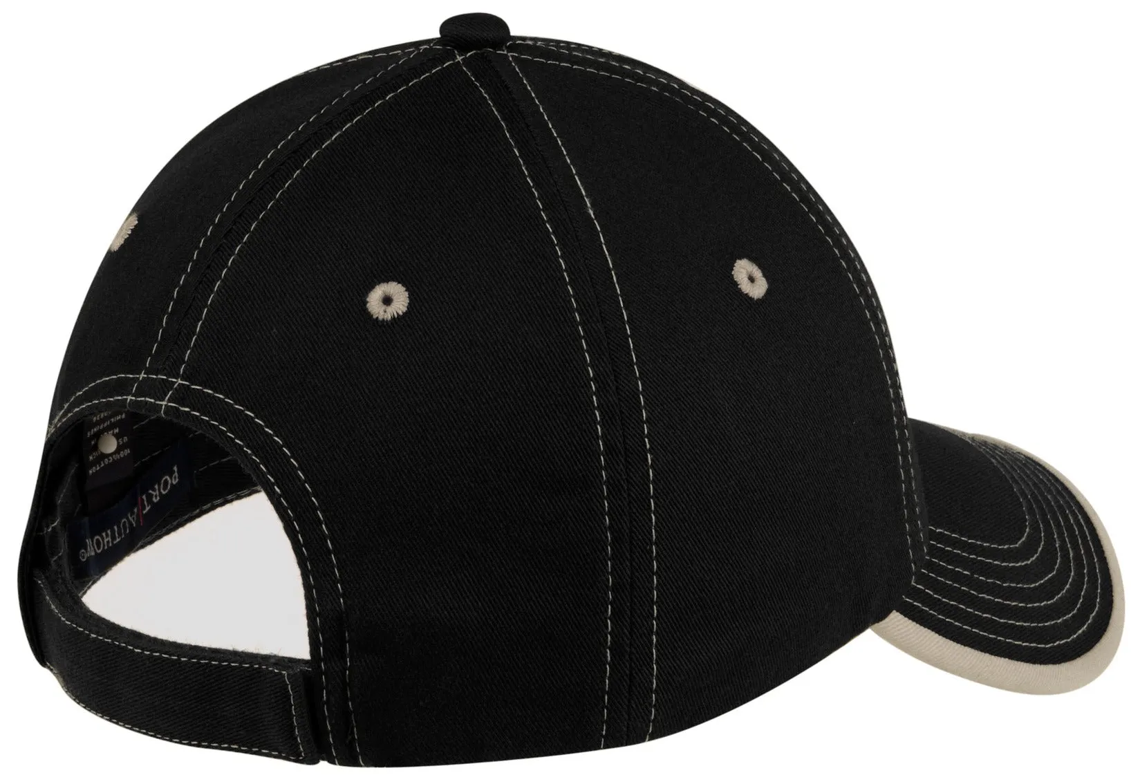 Men's Vintage Washed Contrast Stitch Cap