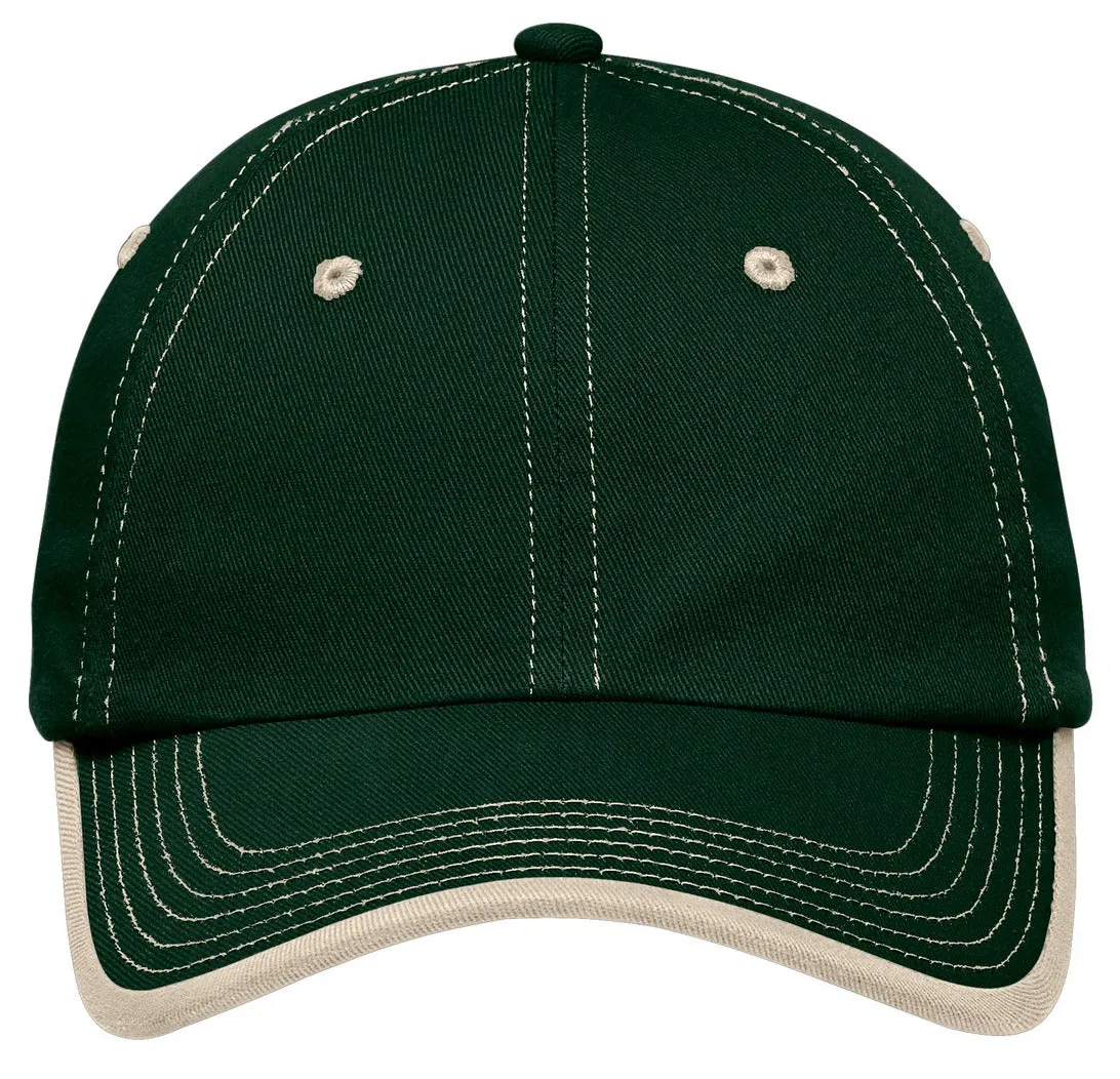 Men's Vintage Washed Contrast Stitch Cap