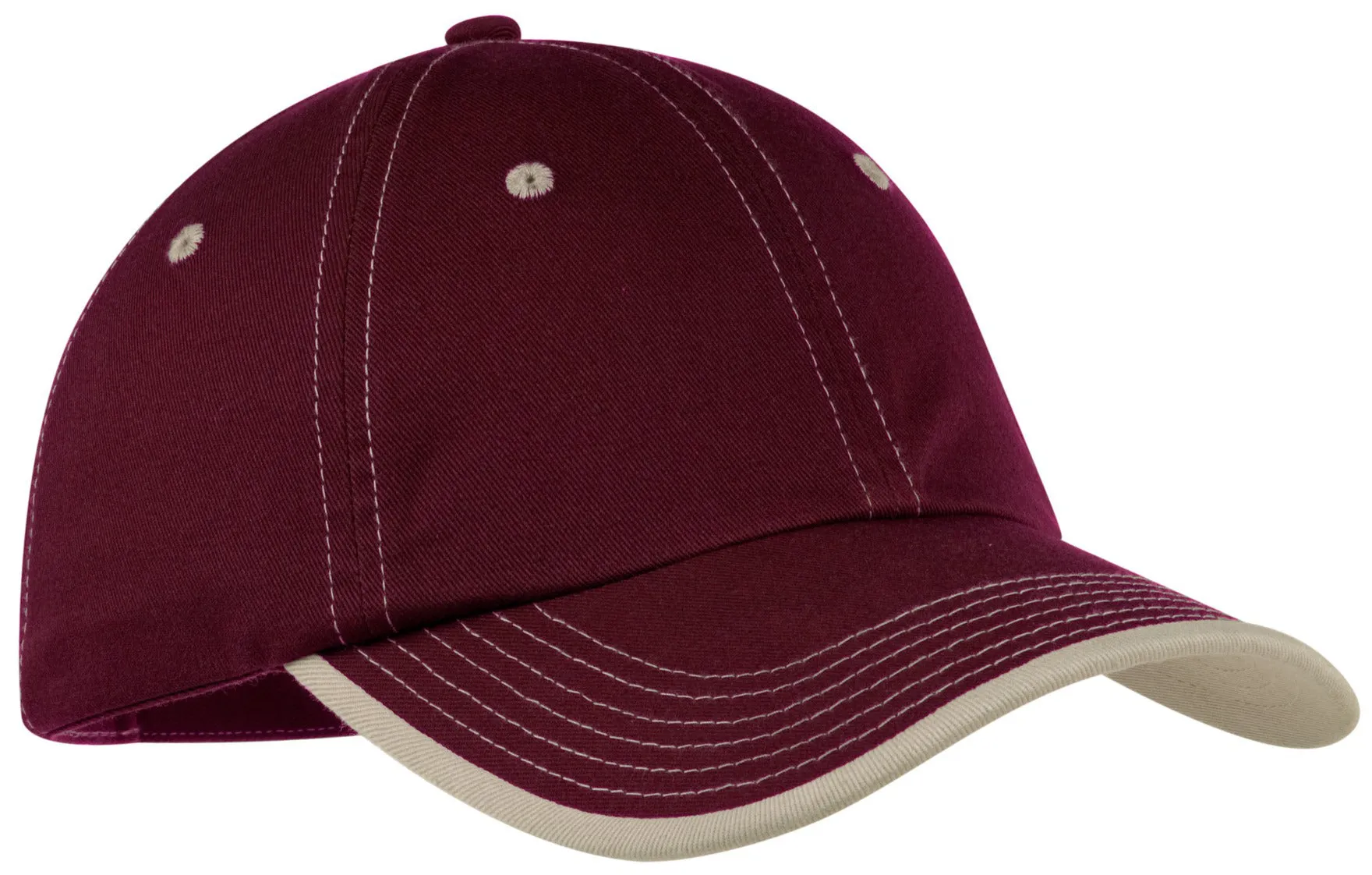 Men's Vintage Washed Contrast Stitch Cap