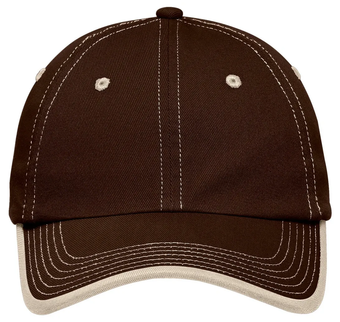 Men's Vintage Washed Contrast Stitch Cap