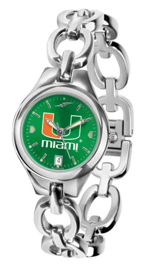 Miami Hurricanes Eclipse Ladies Watch - AnoChrome