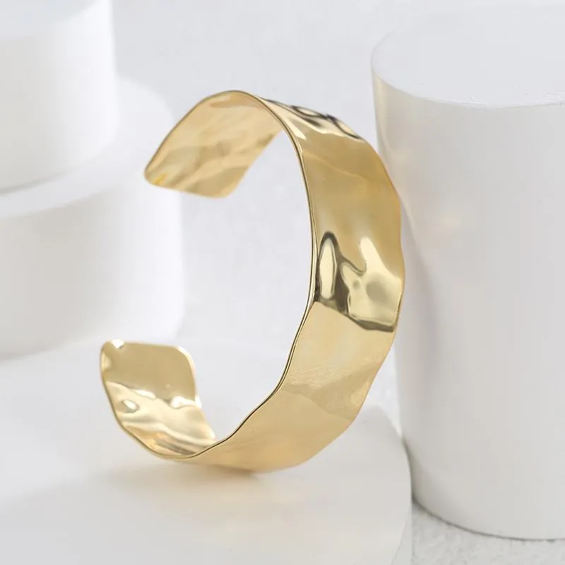 Misshape Gold Bangle