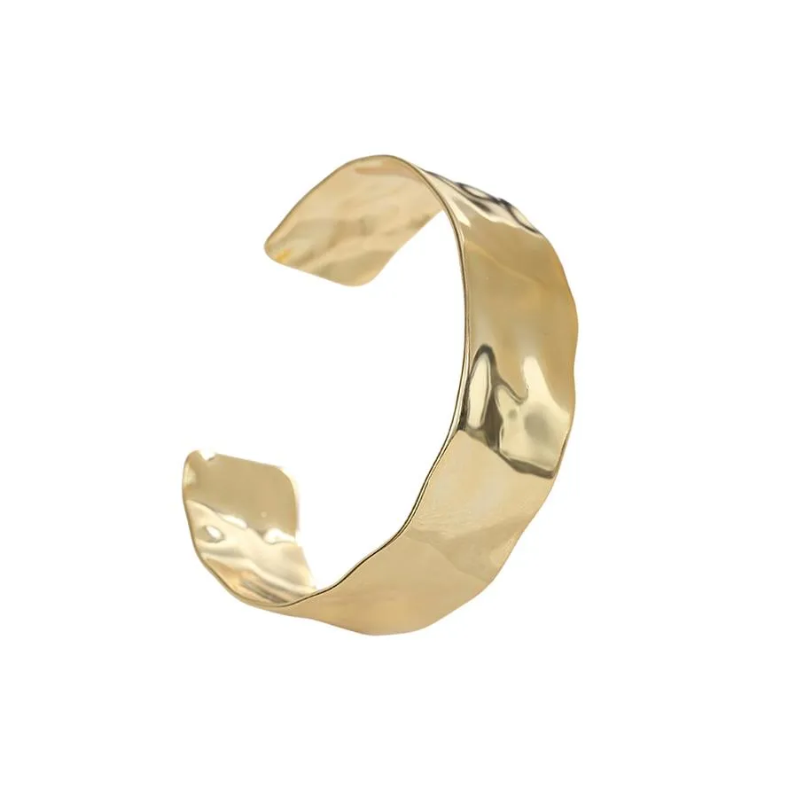 Misshape Gold Bangle