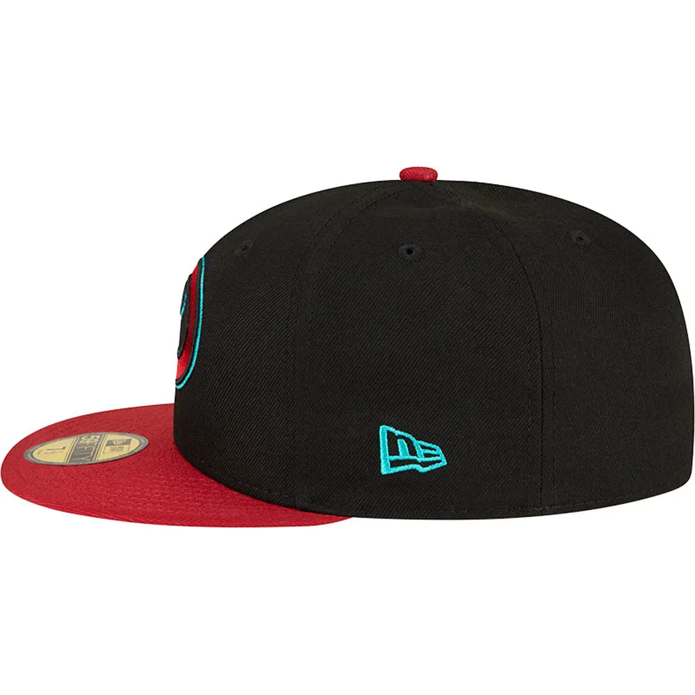 MLB Arizona Diamondbacks New Era 2024 Authentic On-Field Road 59FIFTY Fitted Hat