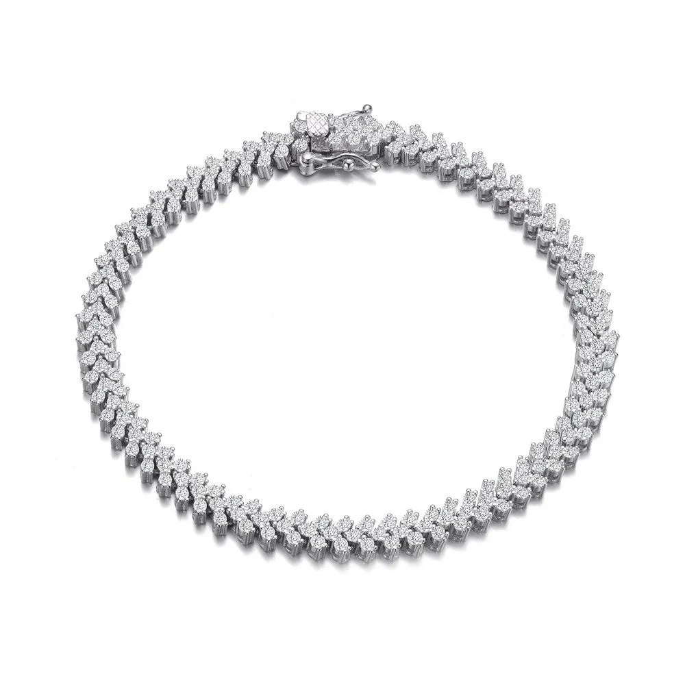 Monfort Arrow Style Tennis Bracelet