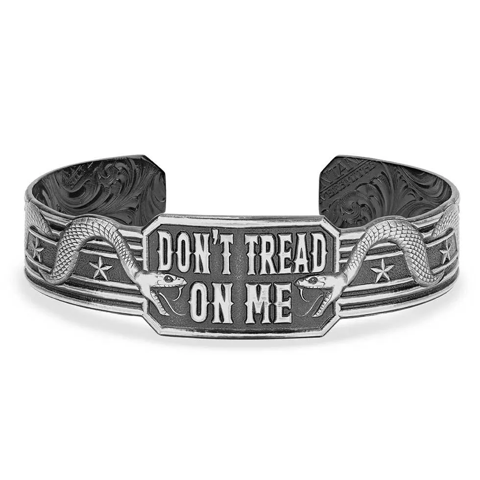 Montana Silversmiths Don't Tread On Me Cuff Bracelet