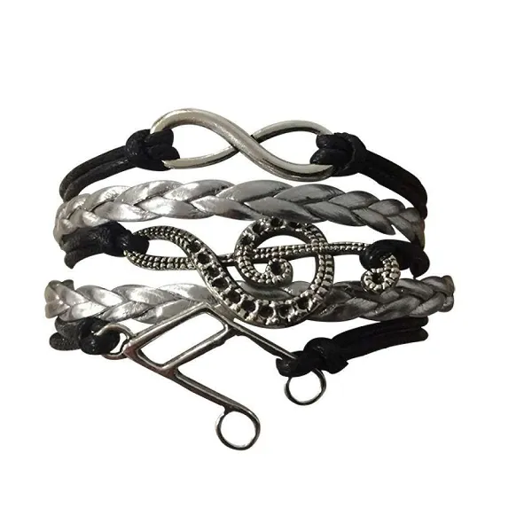 Music Bracelet & Hair Ties Gift Set