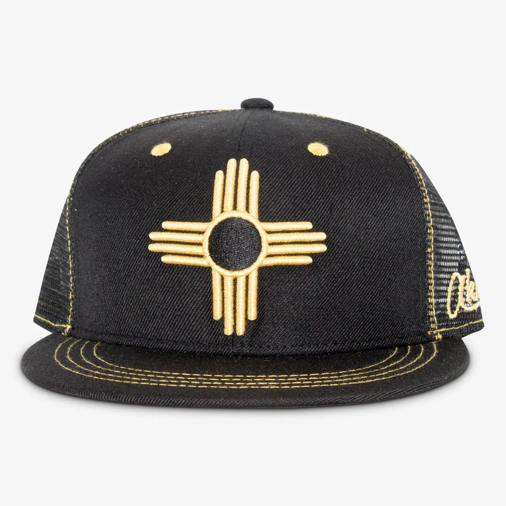 New Mexico Zia Flatbill Snapback Hat