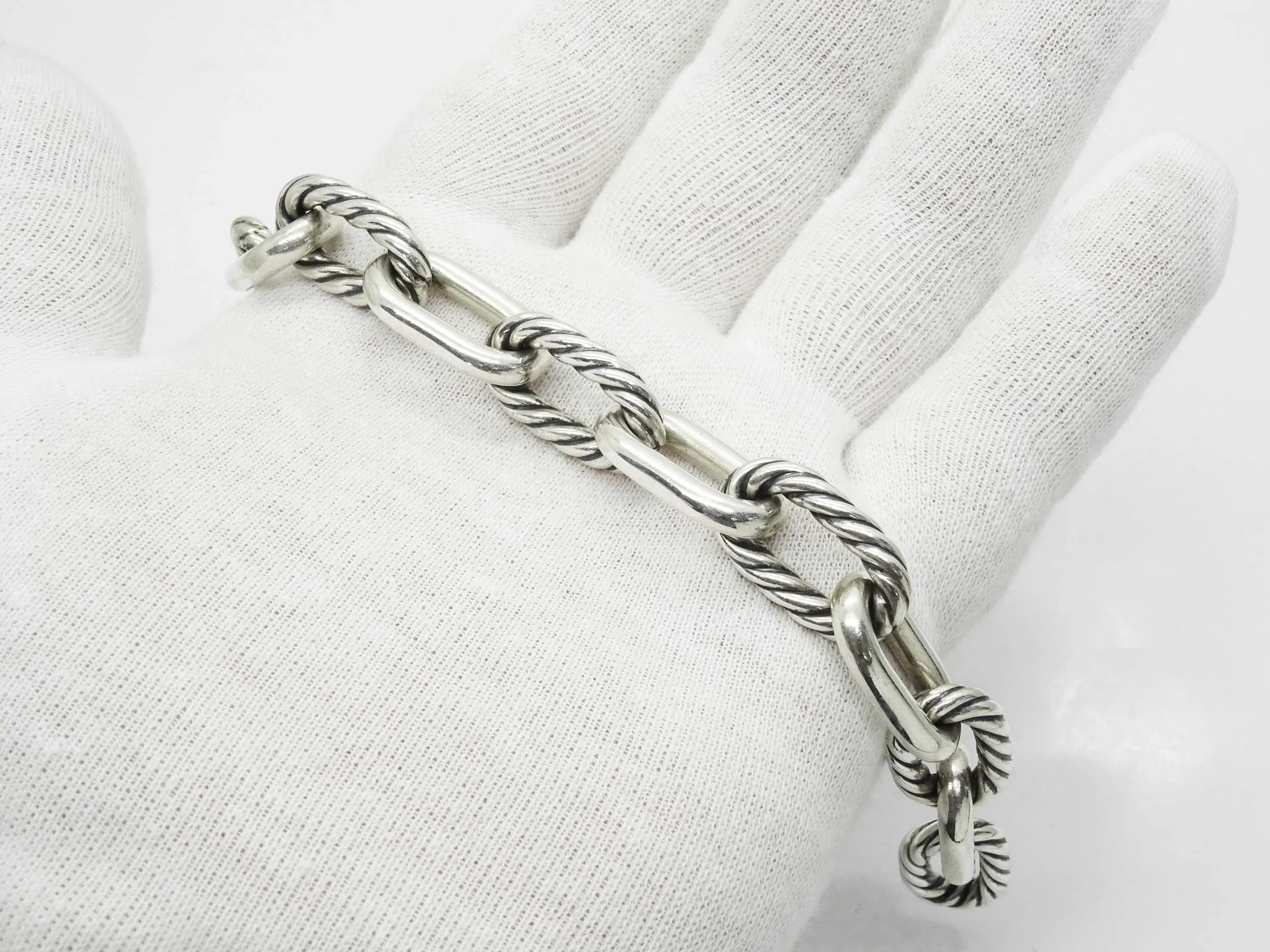 New Old Stock David Yurman Designer Madison Bracelet 8.75" Sterling Silver