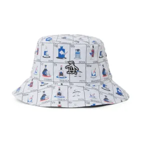 Original Penguin Golf Element Chart Reversible Bucket Hat