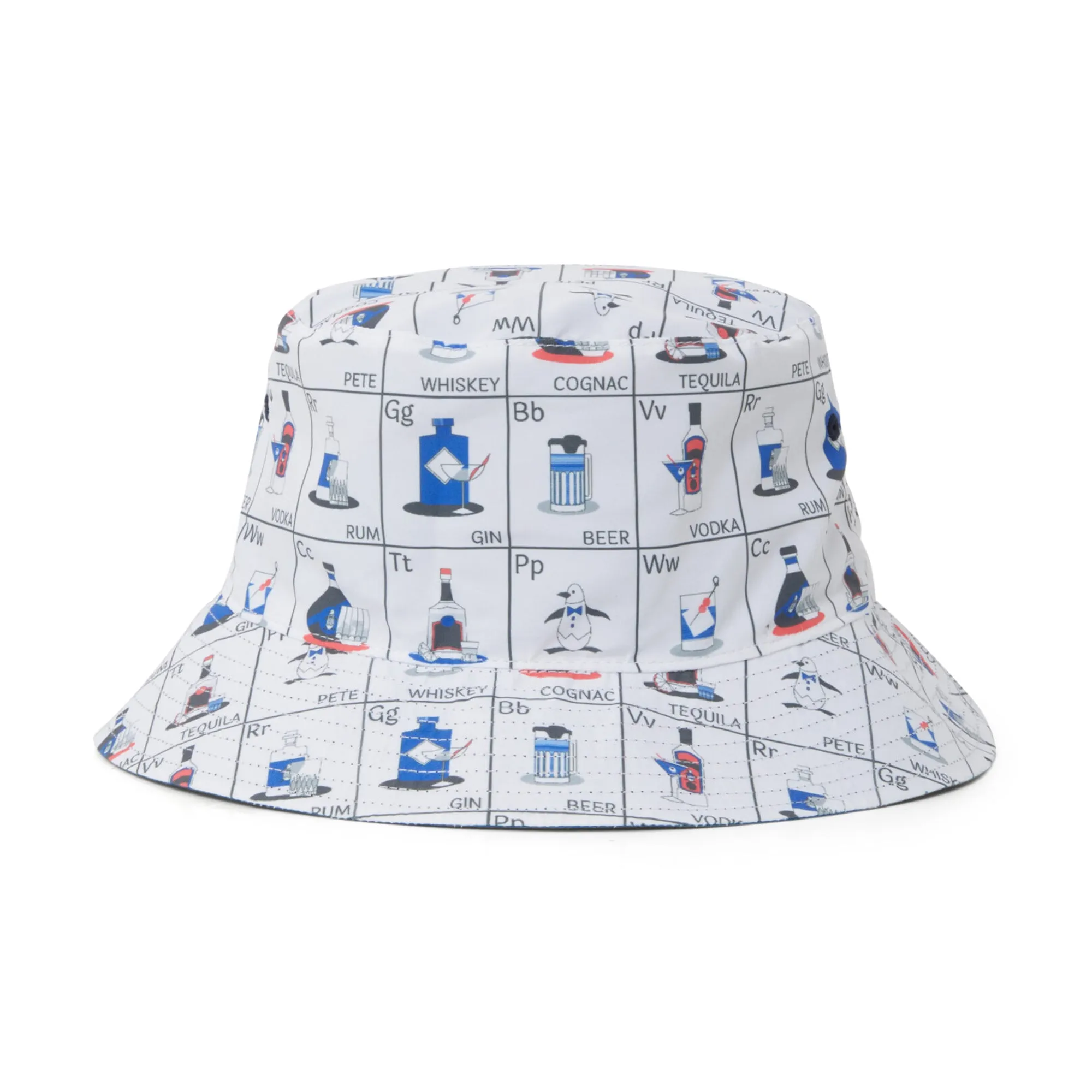 Original Penguin Golf Element Chart Reversible Bucket Hat