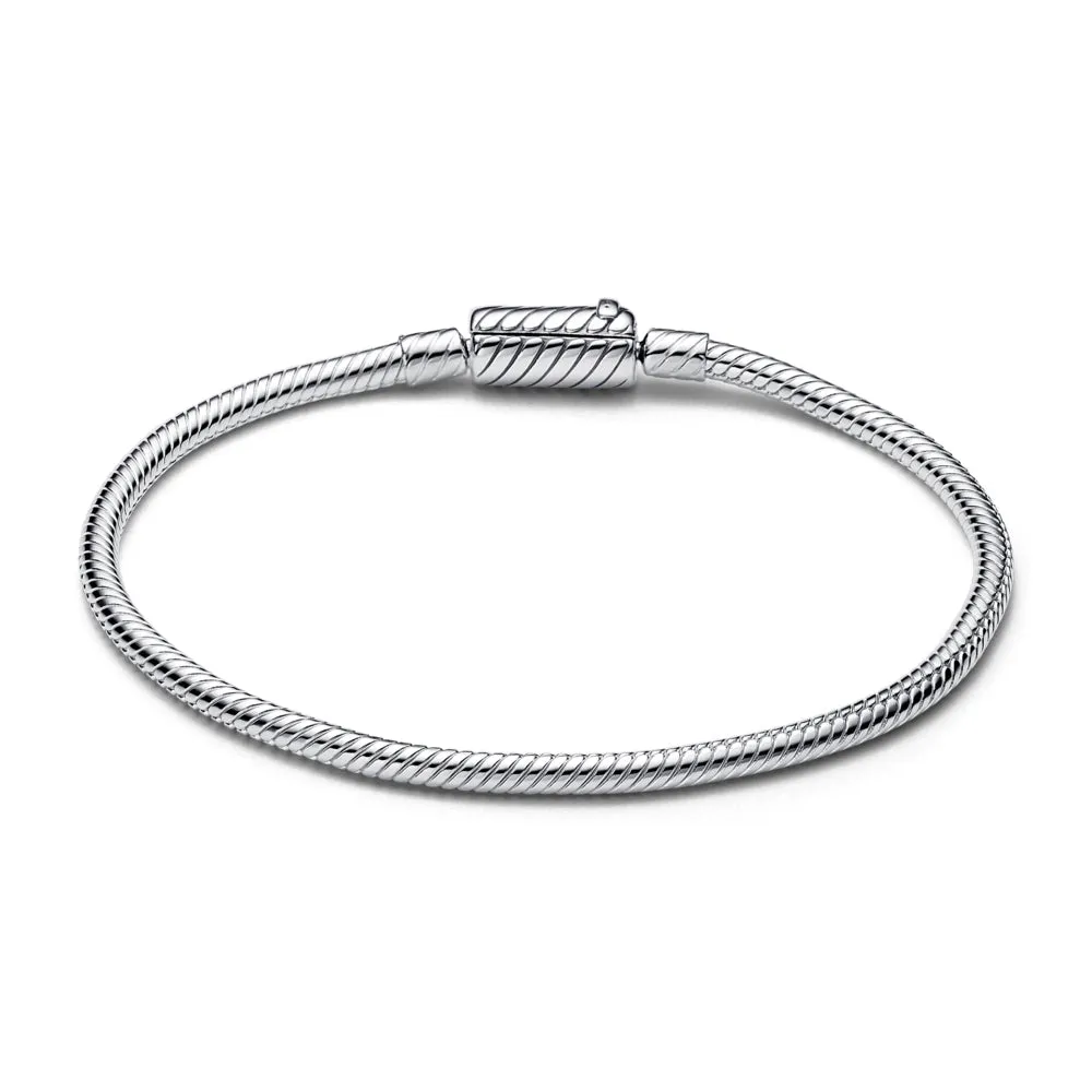 Pandora Moments Sliding Magnetic Clasp Snake Chain Bracelet