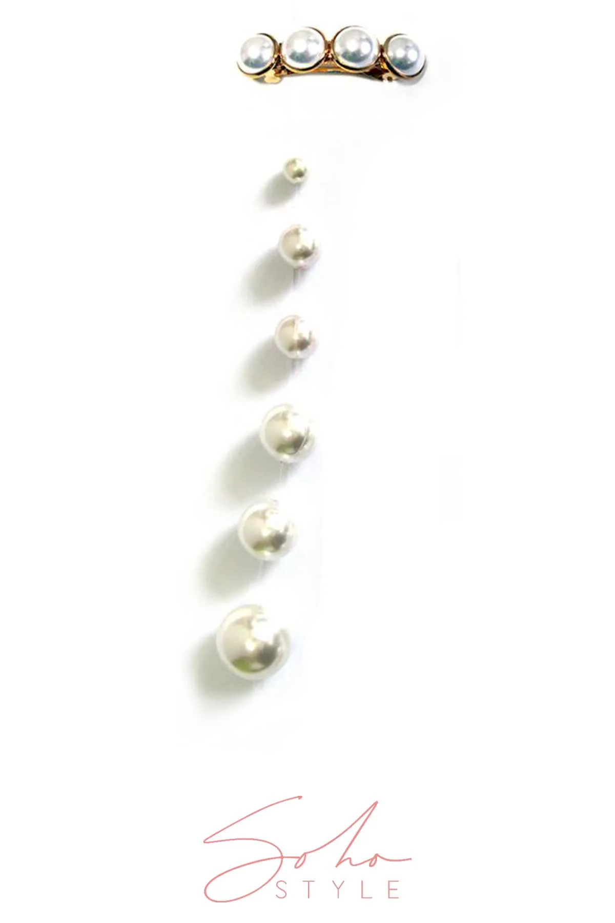 Pearl Waterdrop Barrette